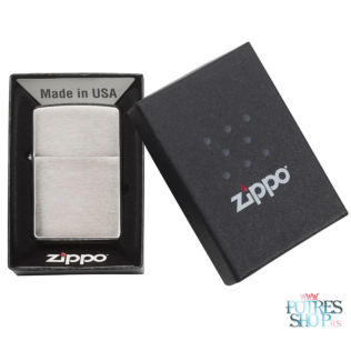 ZIPPO UPALJAC 200 BRUSH FIN CHROME