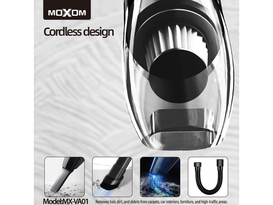 RUCNI USISIVAC  MOXOM MX-VA01 120W CRNI