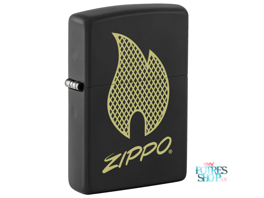 ZIPPO UPALJAC 29686 218PF18 SCRIPT LOGO DESIGN