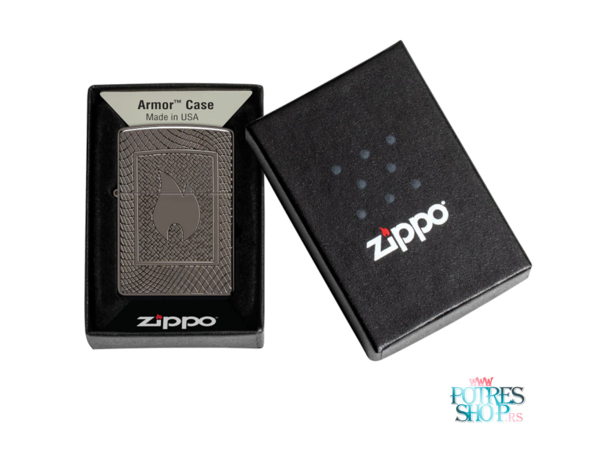 ZIPPO UPALJAC 48569 ARMOR PATTERN DESIGN