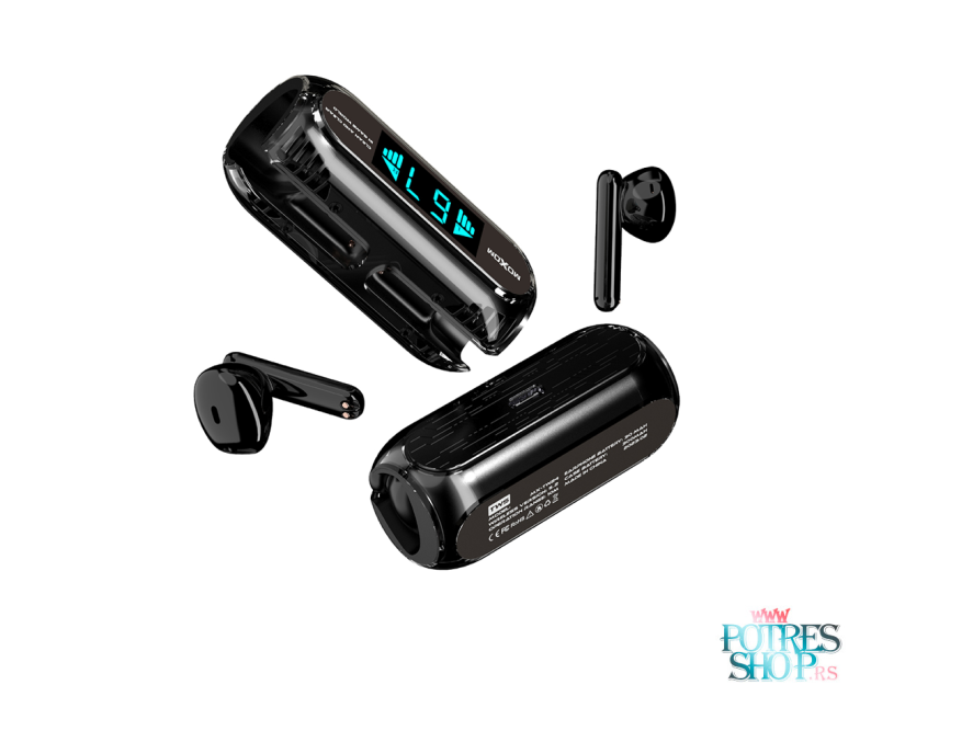 SLUSALICE BLUETOOTH AIRPODS MOXOM MX-TW24 BLACK