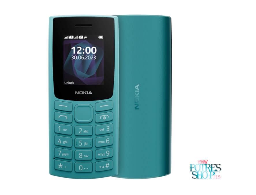 MOBILNI TELEFON NOKIA 105 DS 2023 CYAN 1.8