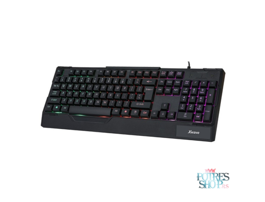 XWAVE TASTATURA SA RGB OSVETLJENJEM XL01