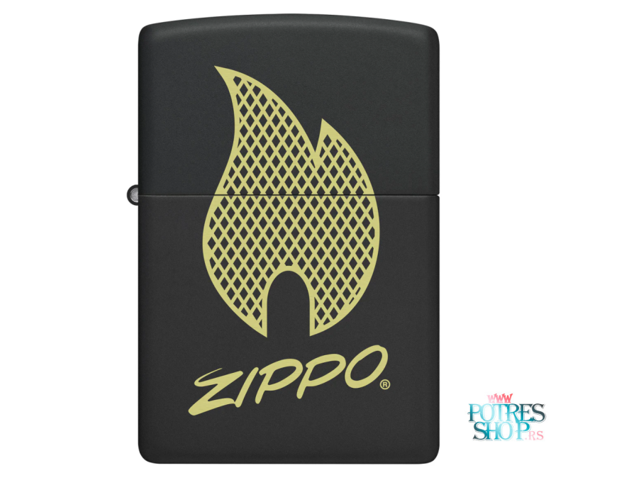 ZIPPO UPALJAC 29686 218PF18 SCRIPT LOGO DESIGN